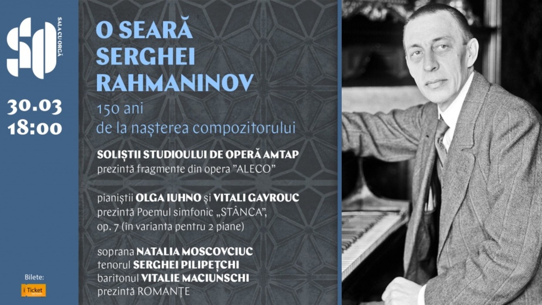 O SEARĂ SERGHEI RAHMANINOV