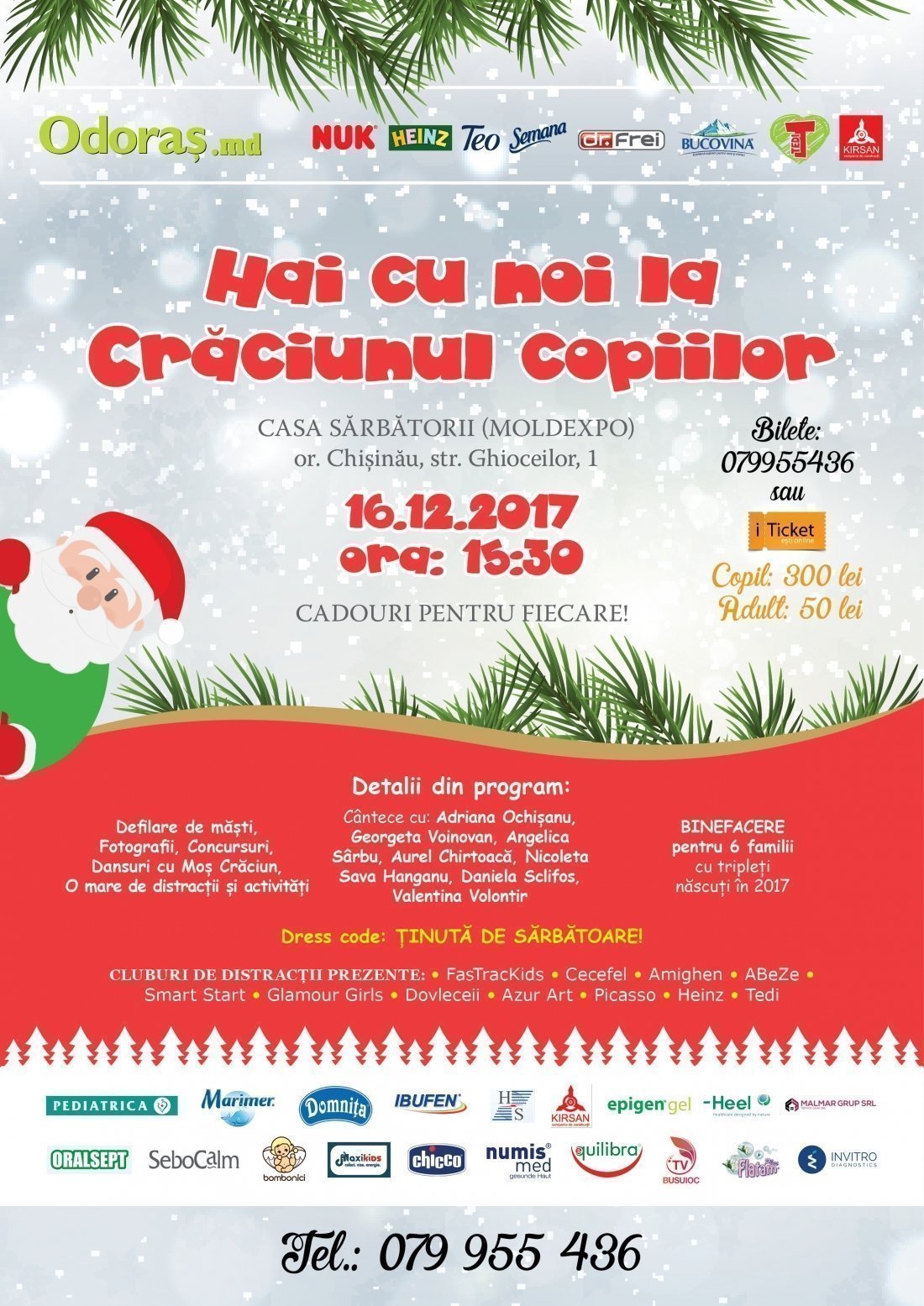 Craciunul copiilor 2017-cel mai mare bal de sarbatori cu Odoras