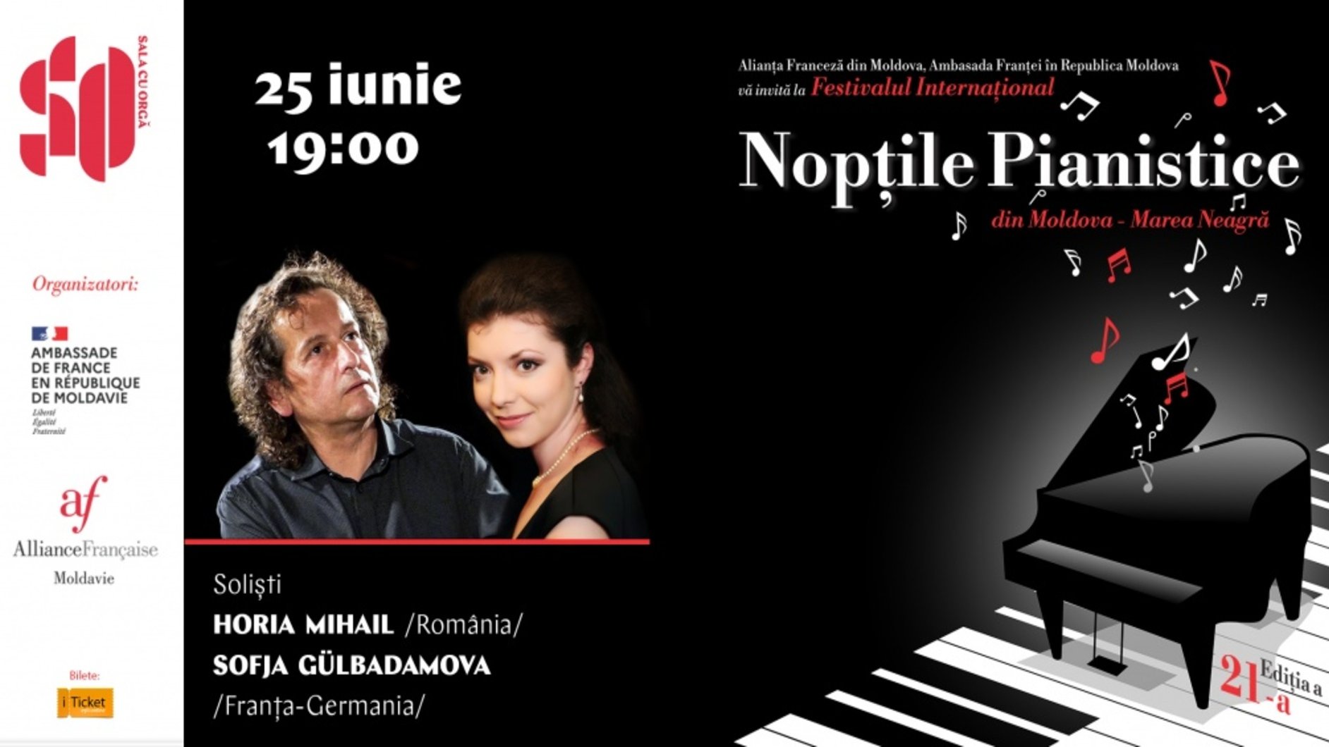 FESTIVALUL INTERNAȚIONAL ”NOPȚILE PIANISTICE” 25.06.2023