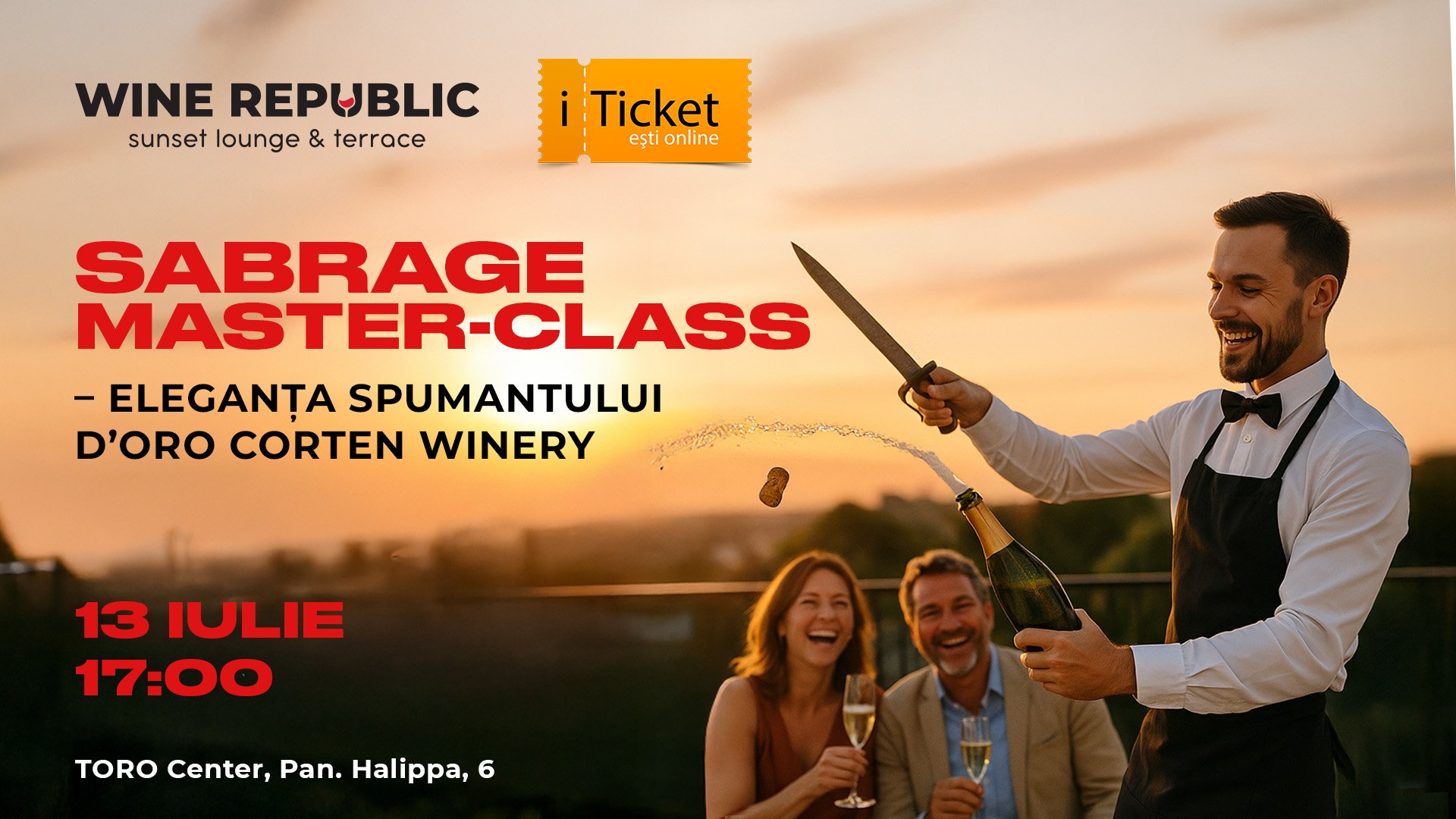 Мастер-класс по сабражу – Элегантность игристого D’Oro от Corten Winery