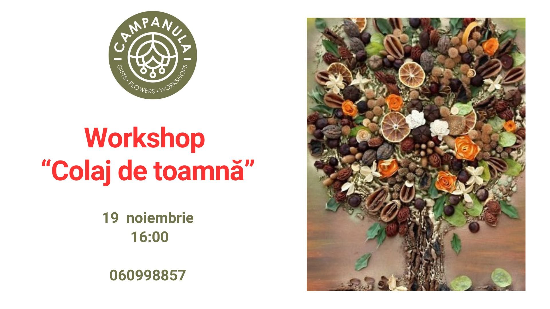 Workshop creativ — «Colaj de toamnă»