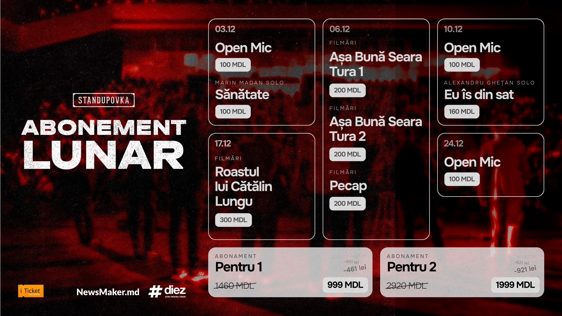 Abonament Lunar Decembrie