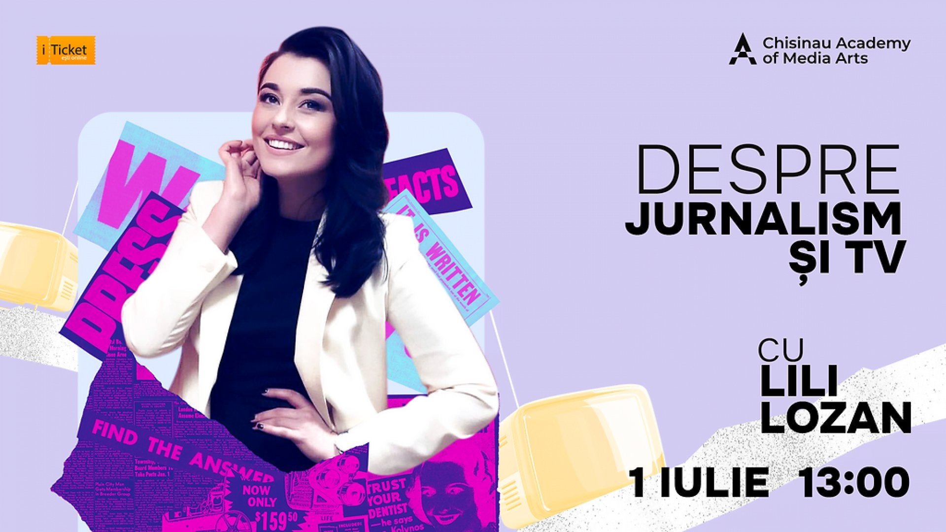 Curs "Despre Jurnalism și Televiziune cu Lili Lozan"   