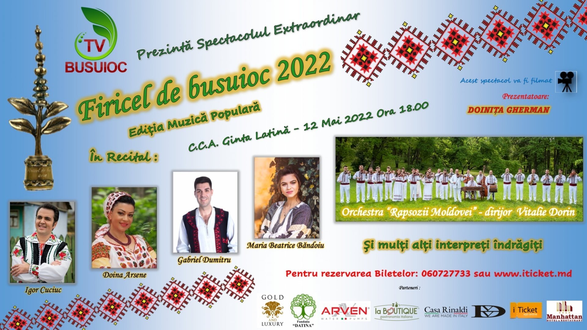 ,,Firicel de Busuioc" ediție muzică populară