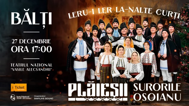 „Leru-i Ler la-nalte curți” – Plăieșii aduc magia colindului la Bălți