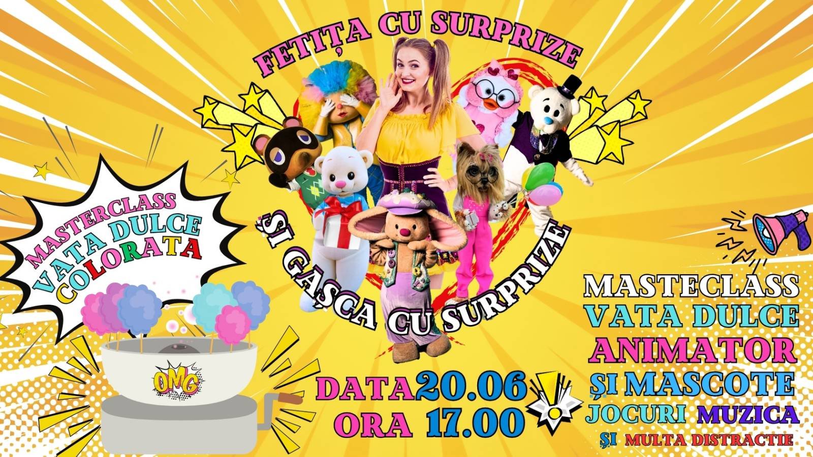 Master Class cu Vată Dulce! | 20 Iunie