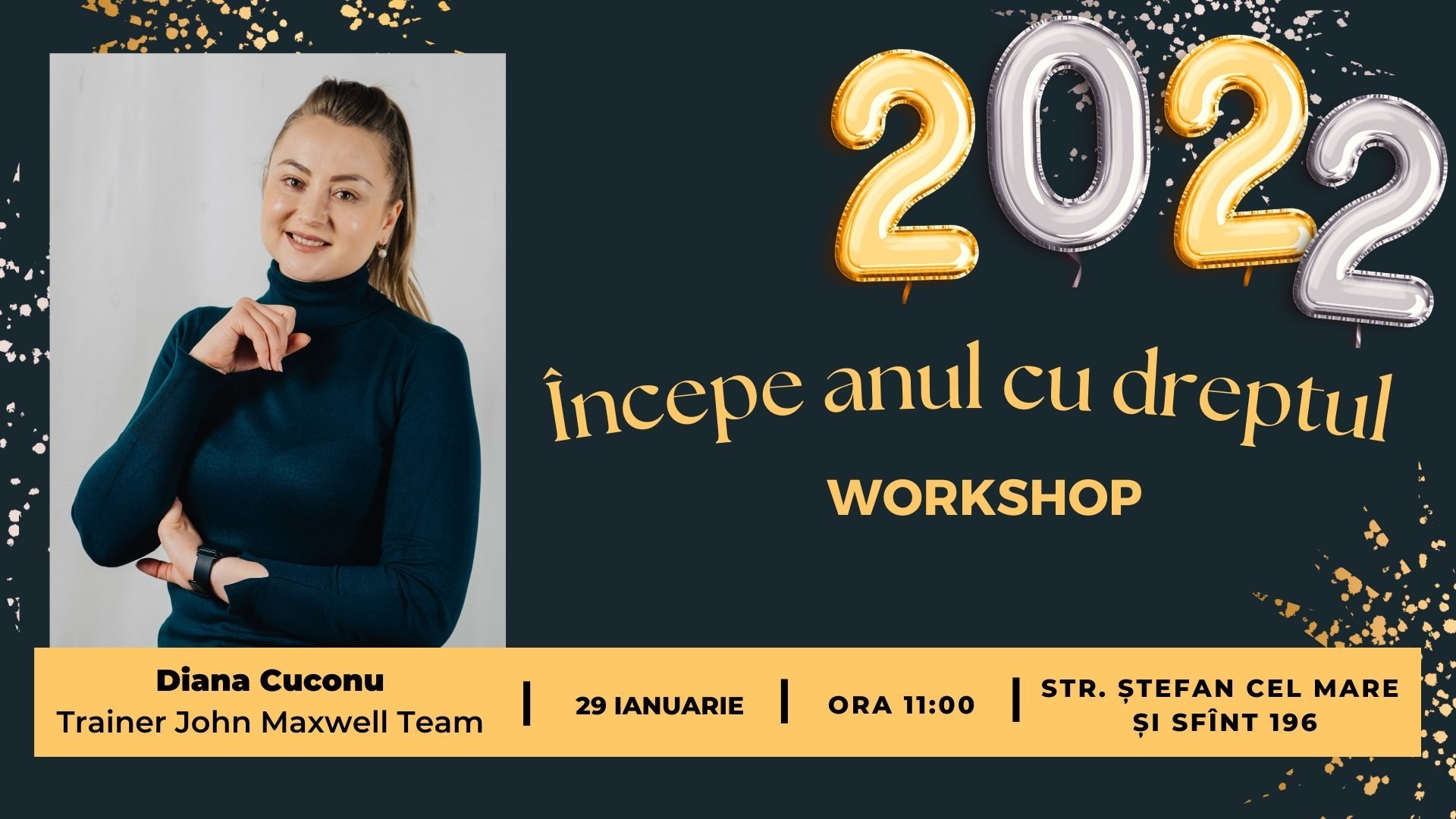 Începe anul cu dreptul WORKSHOP