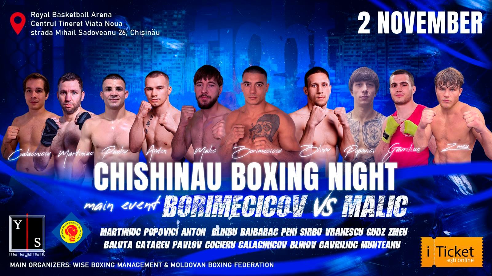  Chișinău Boxing Night: Noaptea Care Va Face Istorie! 
