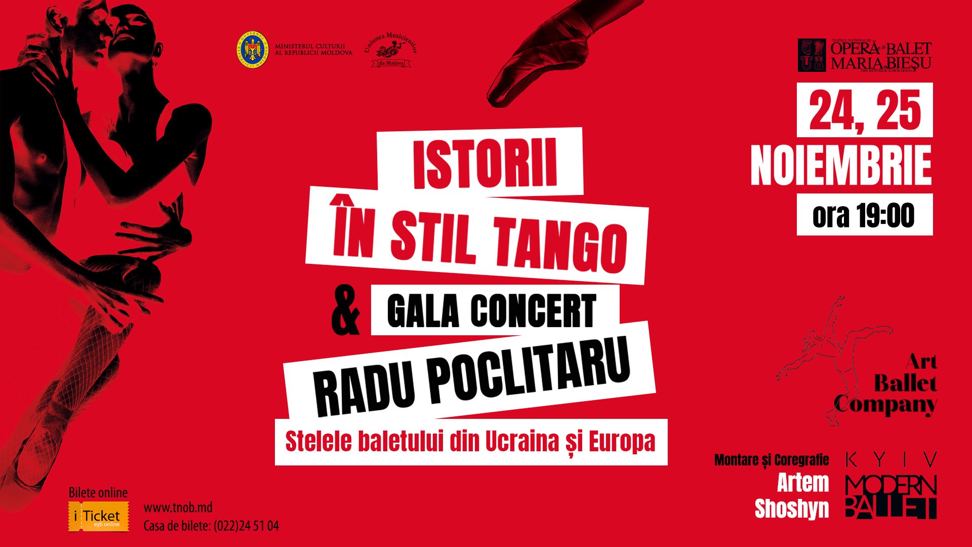 Gala stelelor de balet - Radu Poclitaru și Istorii în stil tango