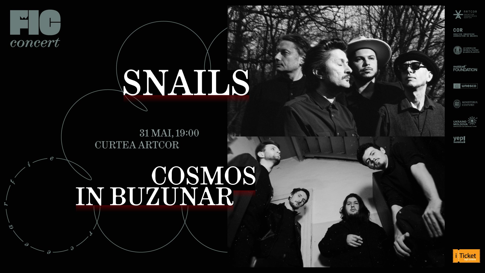 Snails & Cosmos in Buzunar live! la Festivalul Industriilor Creative 2025
