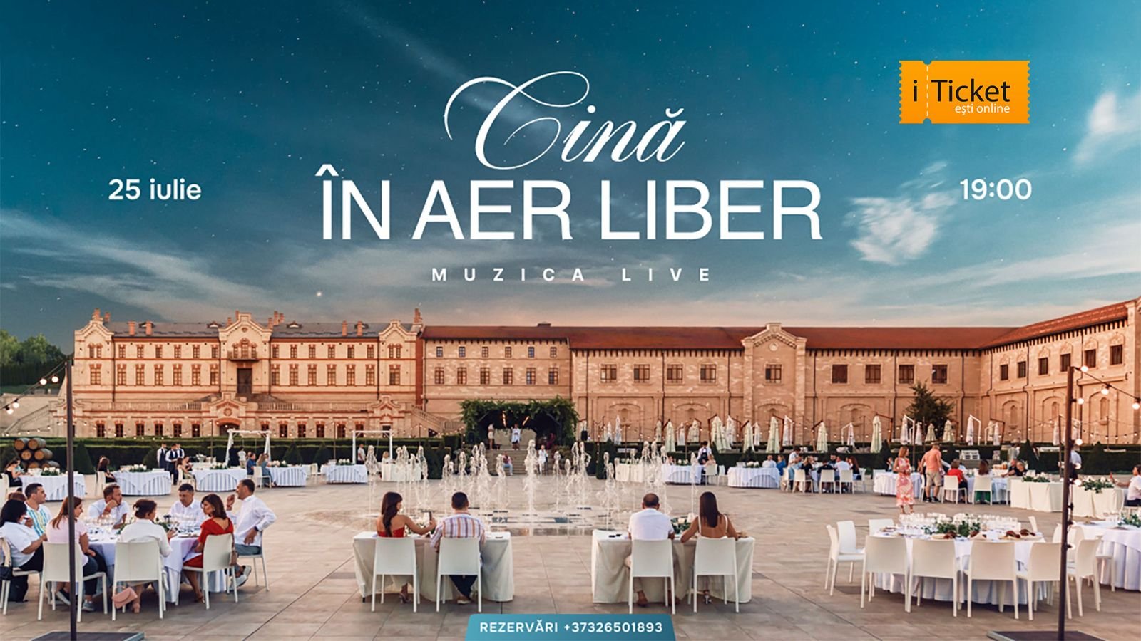Cina în aer liber la Castel Mimi 25.07