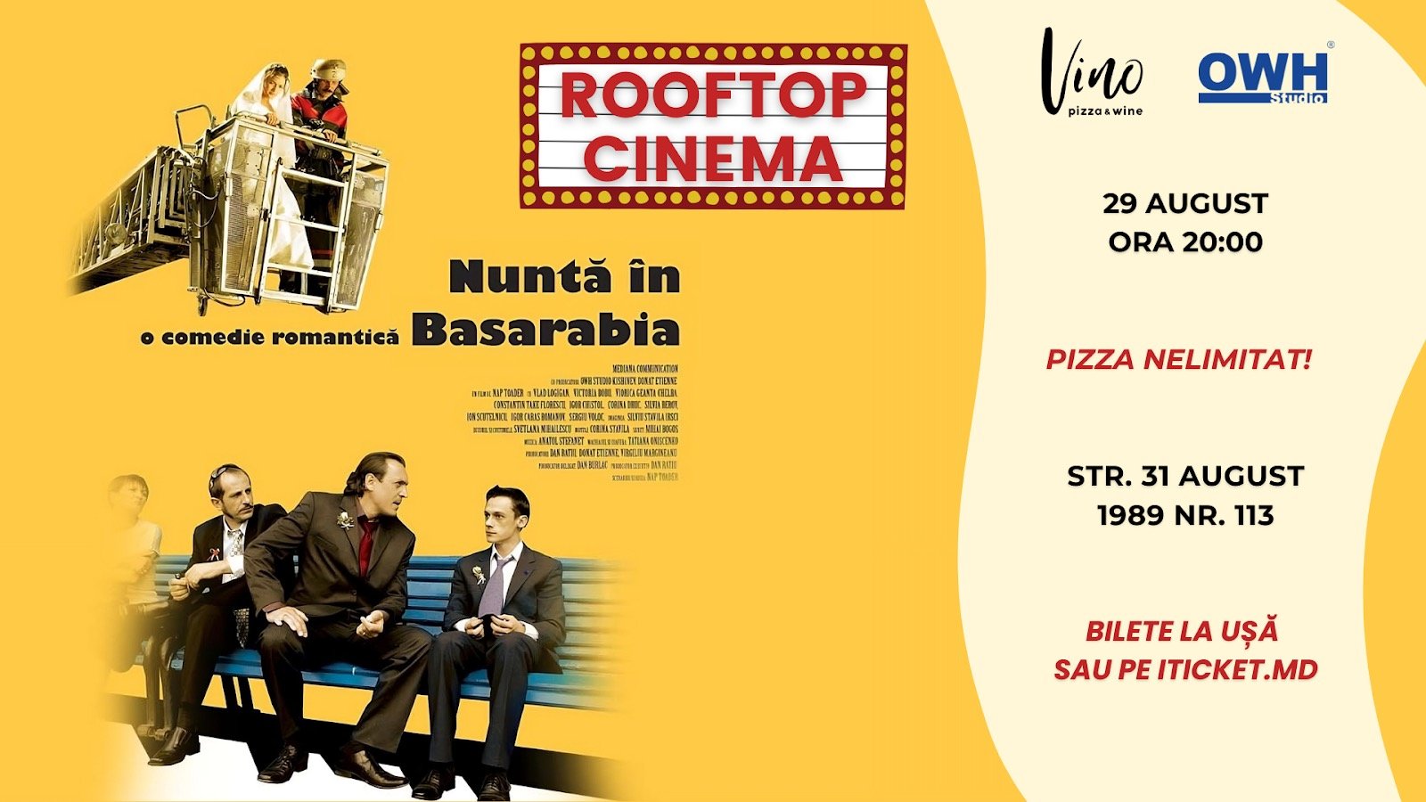 Rooftop CINEMA 29 august