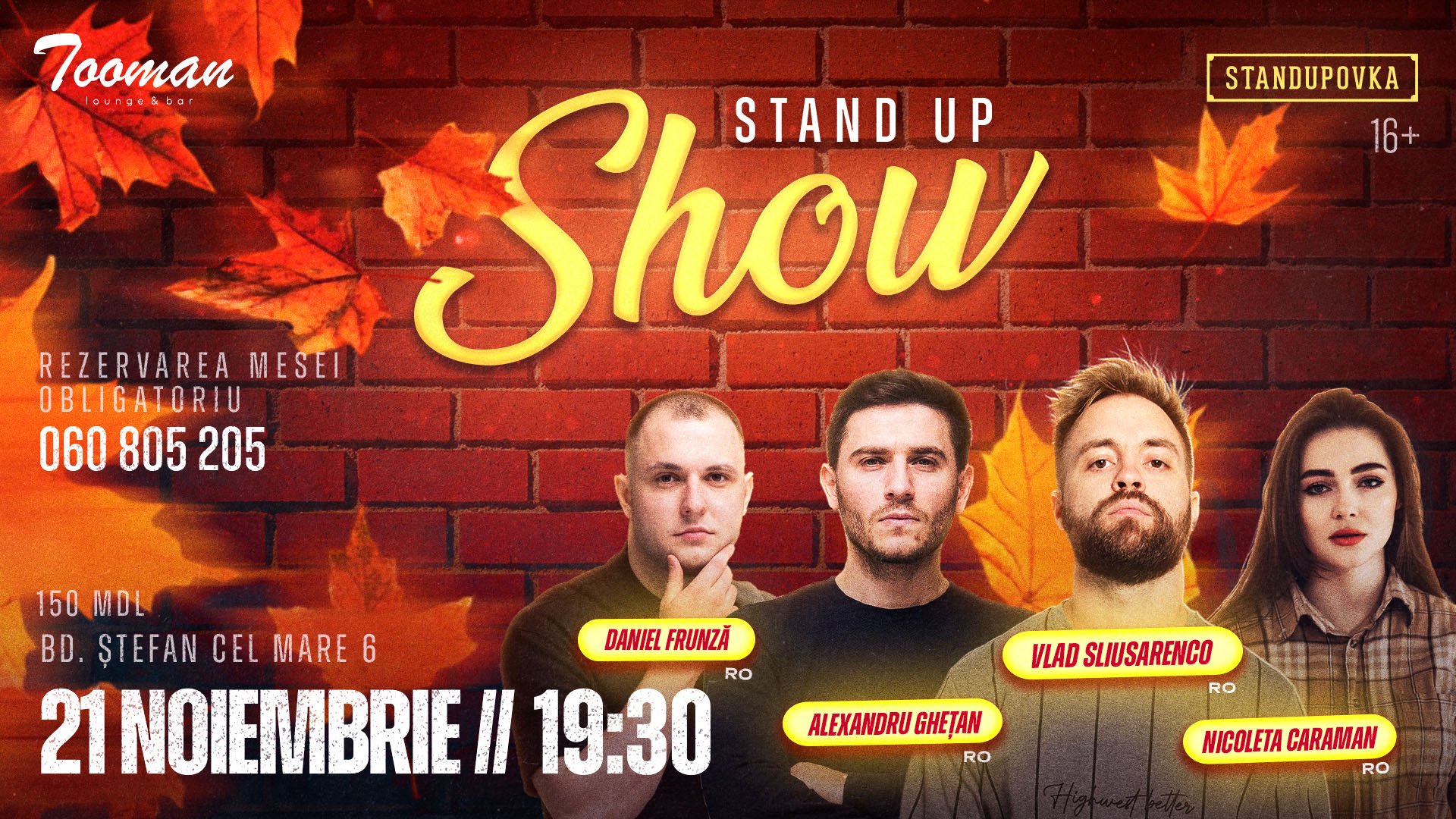 Stand UP Show 21 Noiembrie