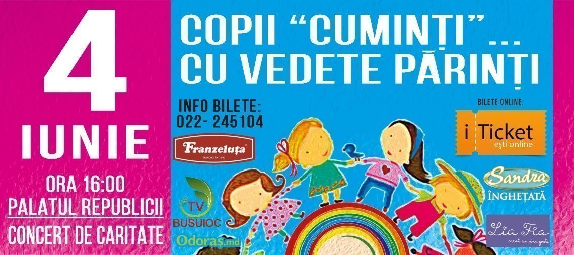 COPII CUMINTI... CU VEDETE PARINTI