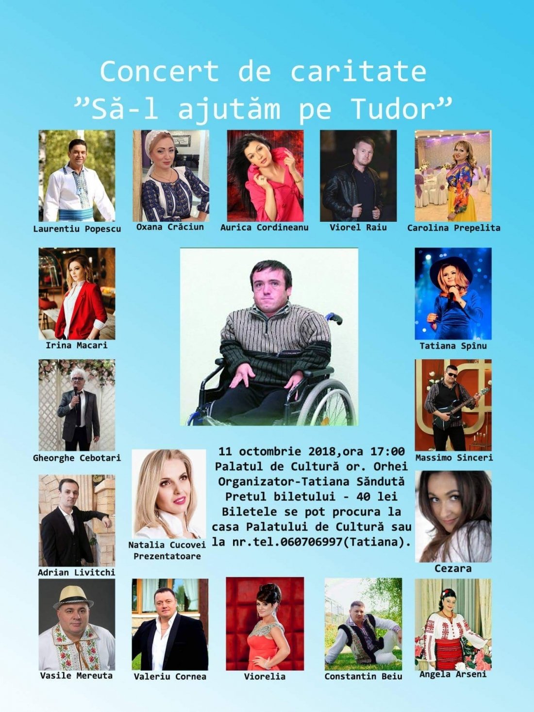 Concert de caritate - Sa-l ajutam pe Tudor