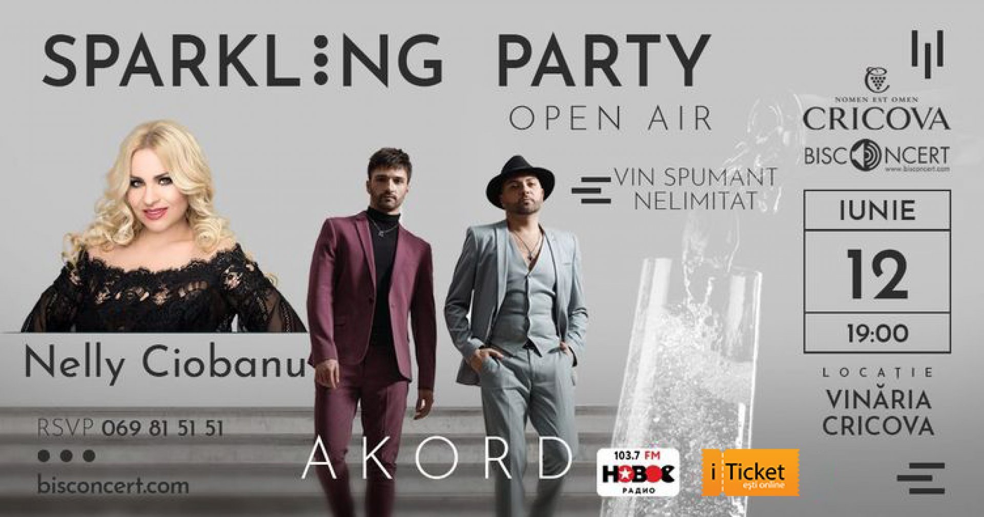 Sparkling PARTY cu Nelly Ciobanu și Trupa AKORD