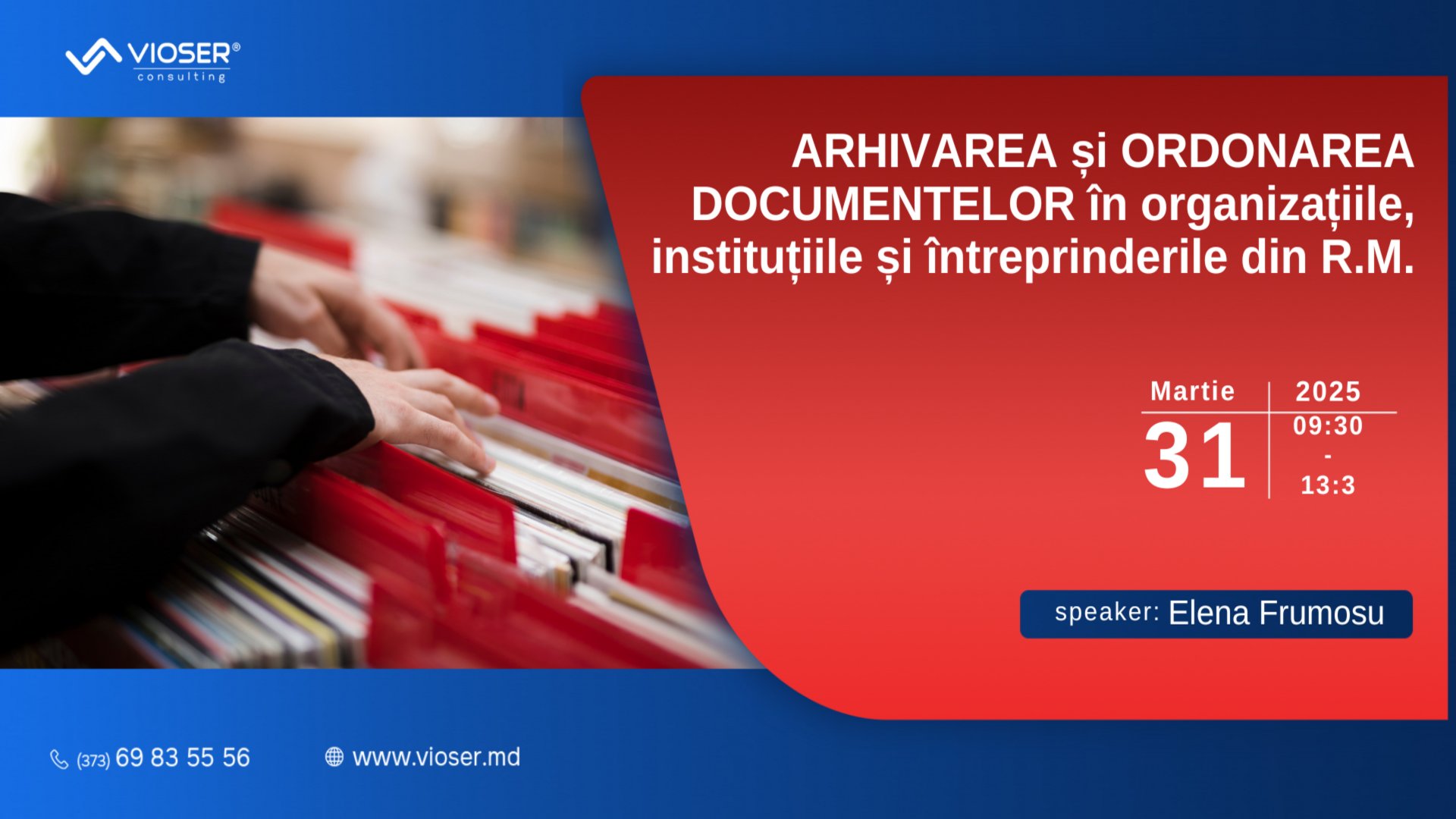 Arhivarea și Ordonarea documentelor in R.M.