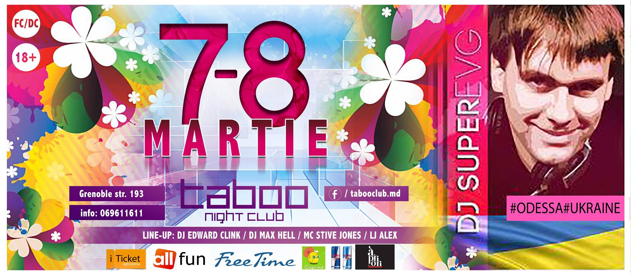 Dj SuperEVG in club Taboo