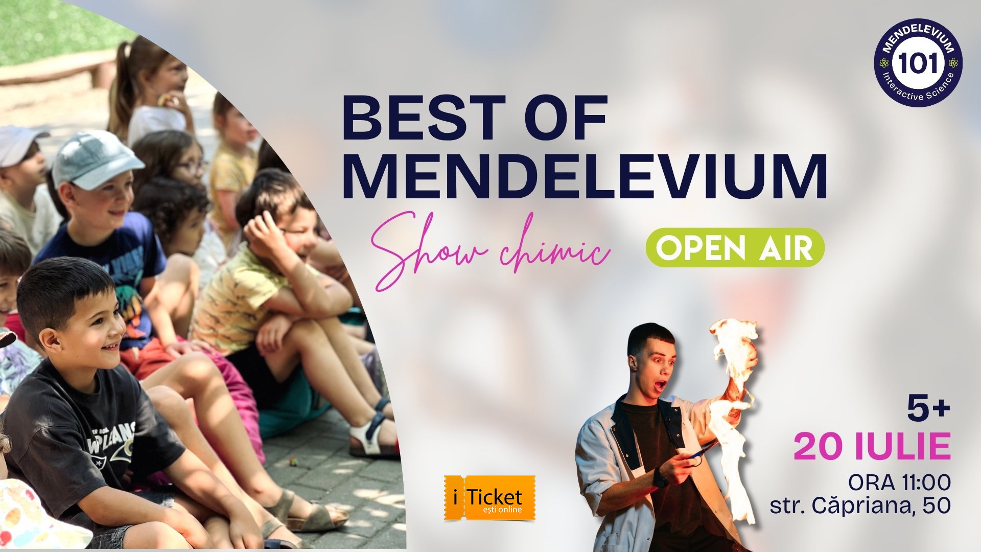 Научное шоу „Best of MENDELEVIUM” | июль