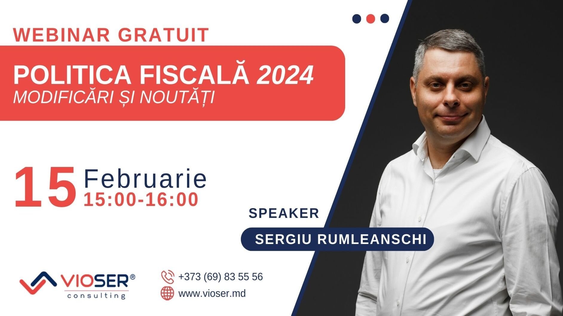 Tema: Politica Fiscală 2024. Modificări și noutăți