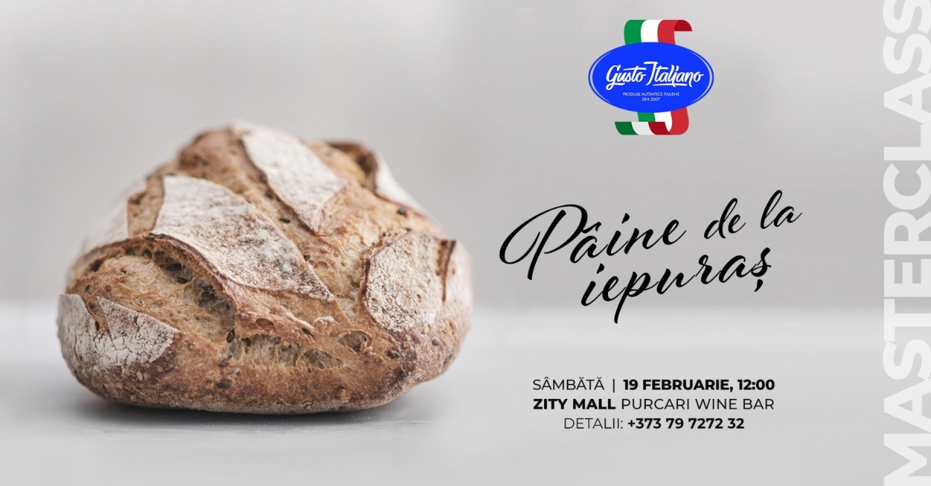 Masterclass cu Dina Zaiat: învățăm să facem pâine cu maia