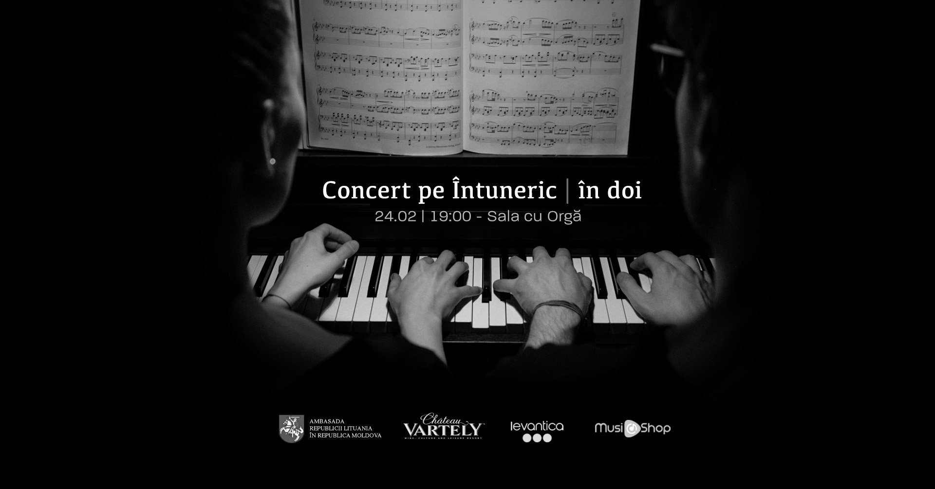 Concert pe întuneric | în doi