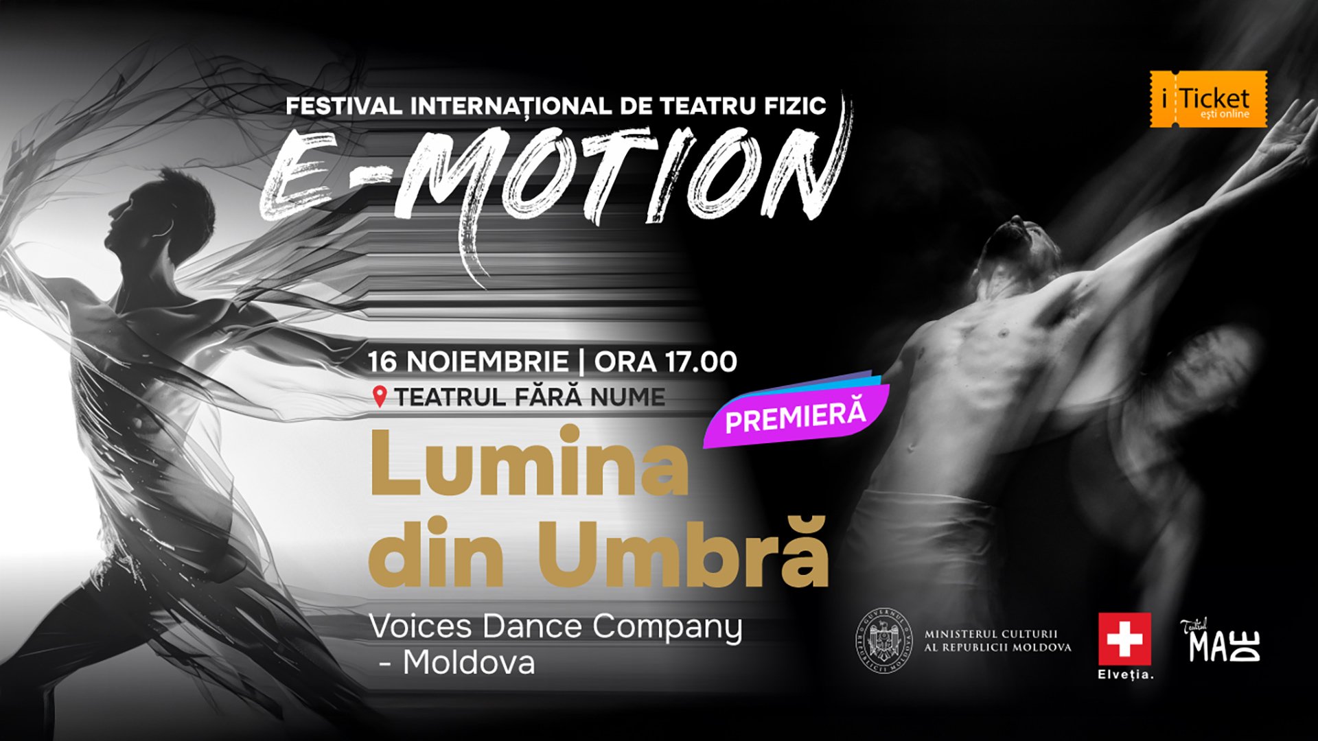 Lumina din umbră - Multimedia performance presented by Voices Dance Company – Moldova 