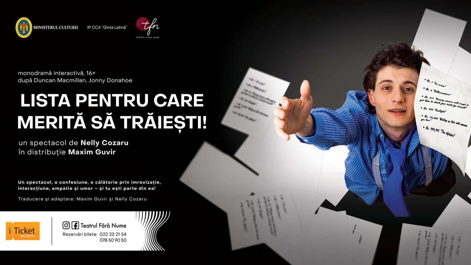 LISTA PENTRU CARE MERITĂ SĂ TRĂIEȘTI - PREMIERĂ | 28.05.2025