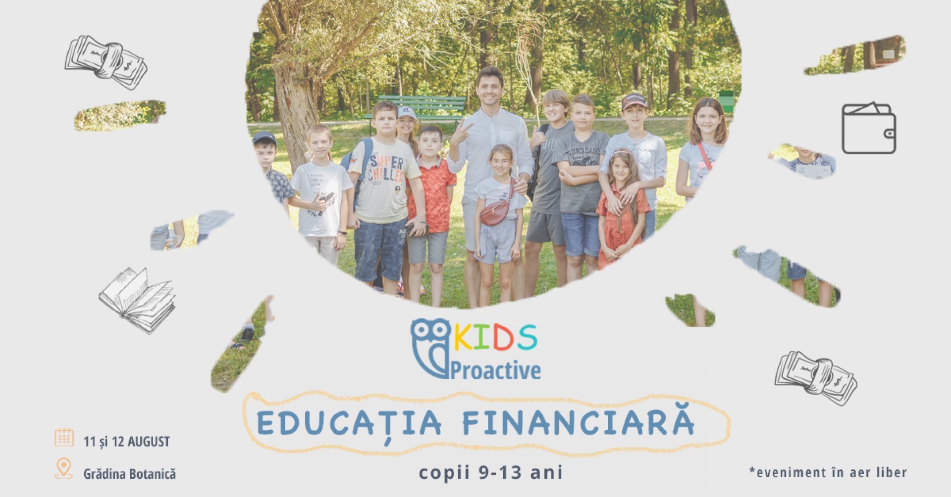 Educatie Financiara si Antreprenoriat  pentru Copii - curs interactiv 11 aug