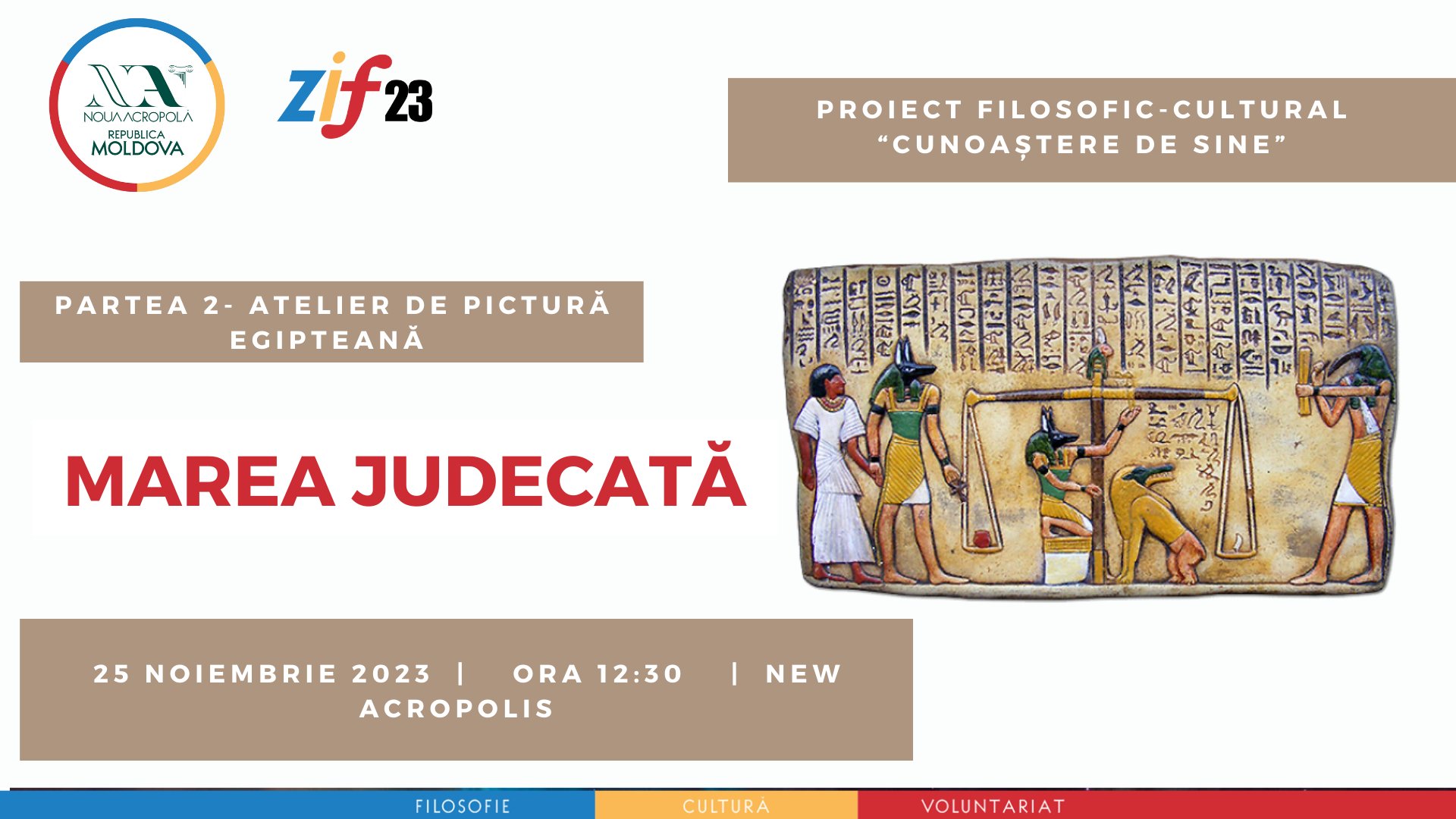 Atelier de Pictură Egipteană pentru Adulți “Marea Judecată”