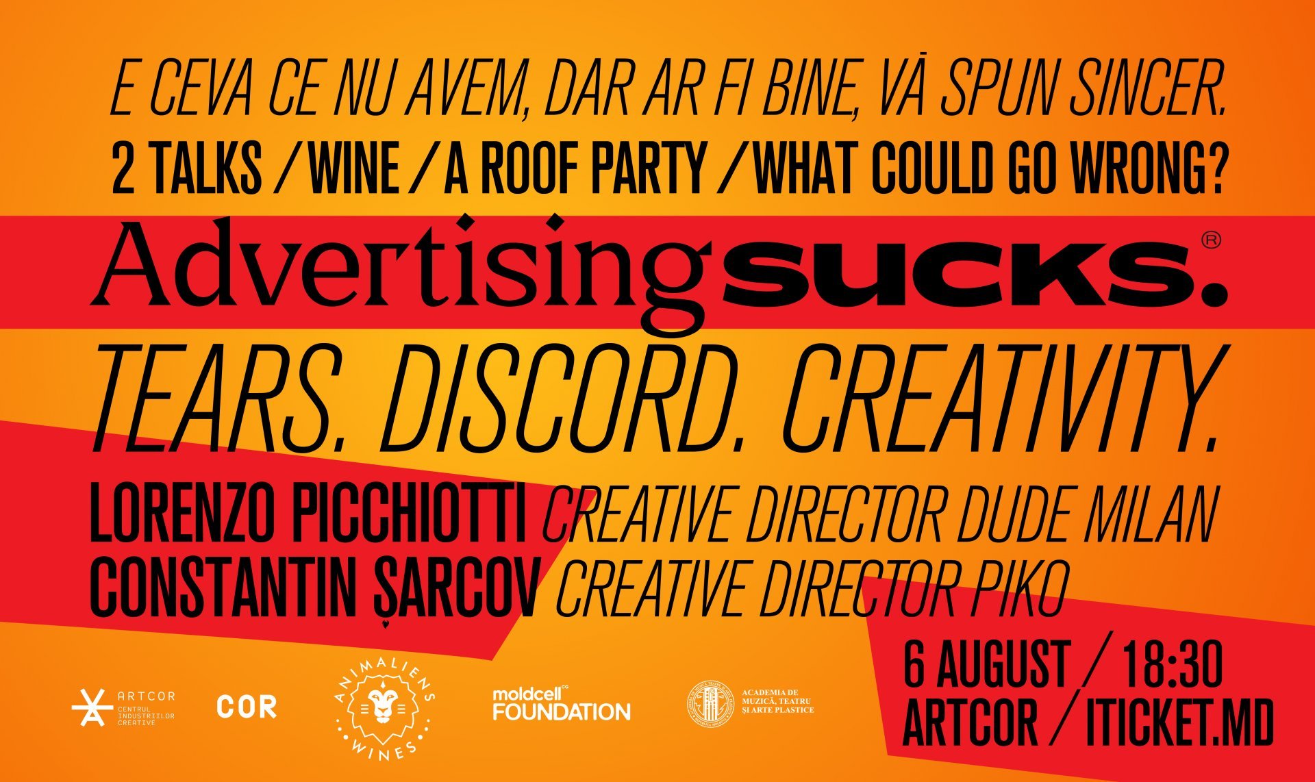 Advertising Sucks™ cu Constantin Șarcov și Lorenzo Picchiotti