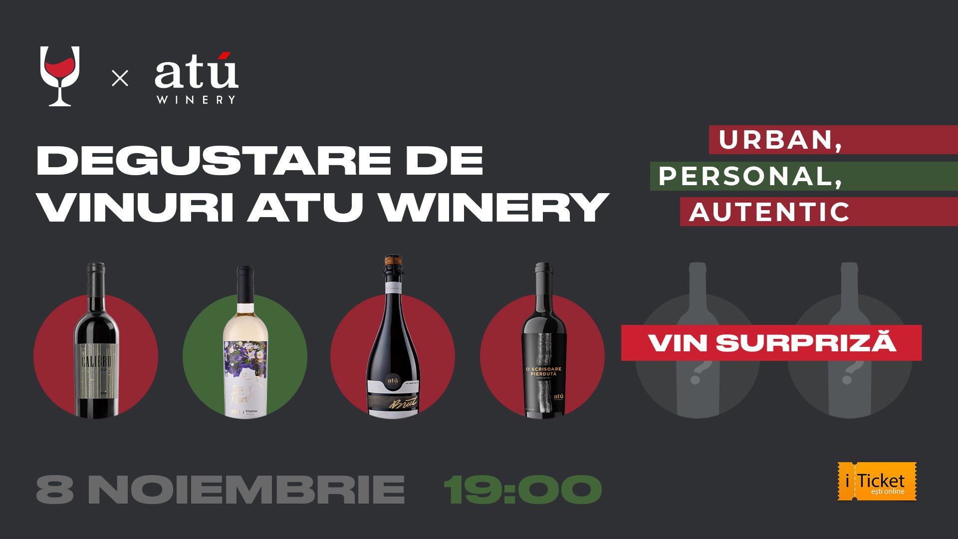Degustare de Vinuri ATU Winery – urban, personal, autentic 