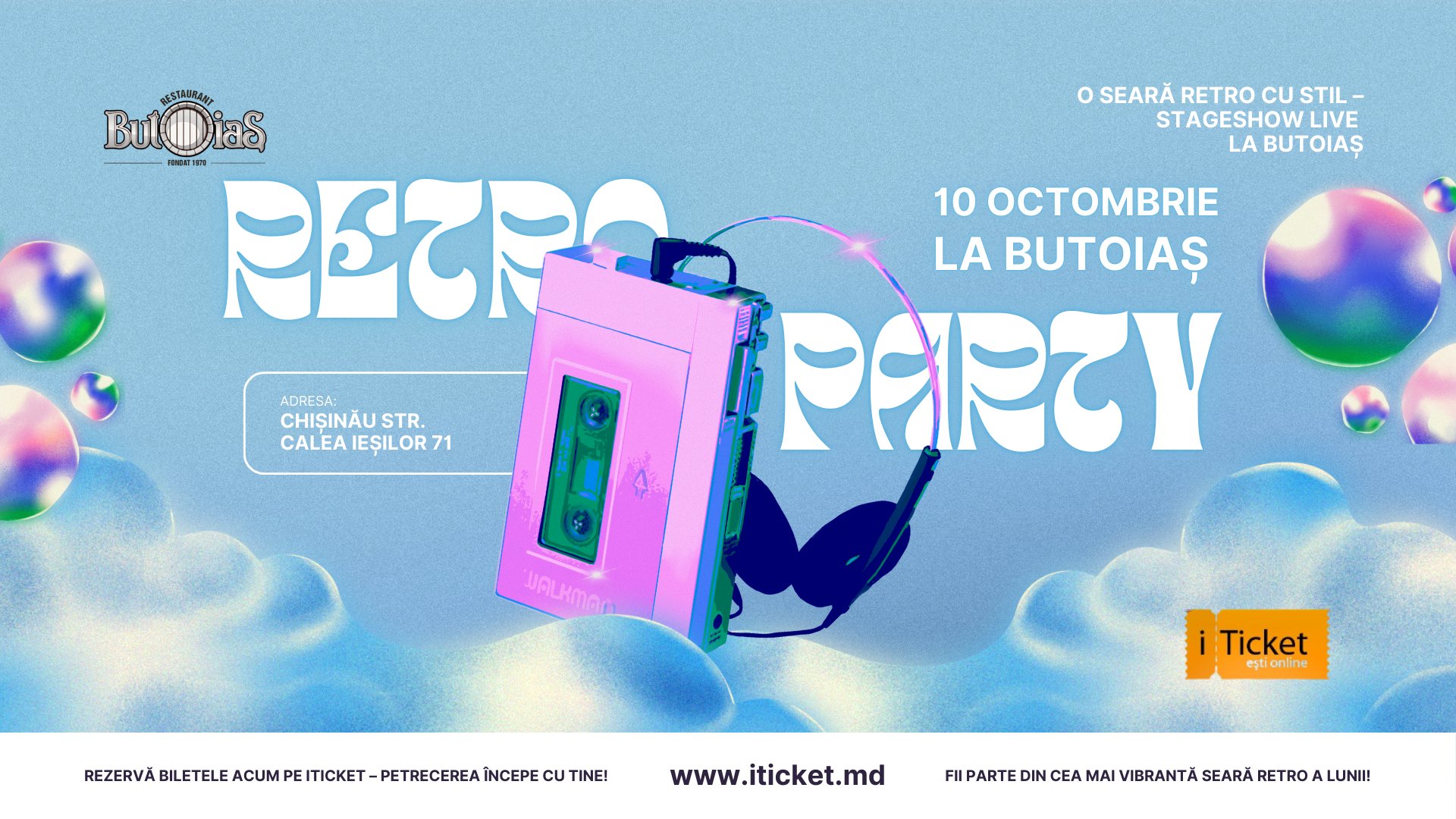 Retro Party! La Butoiaș Octombrie 2025