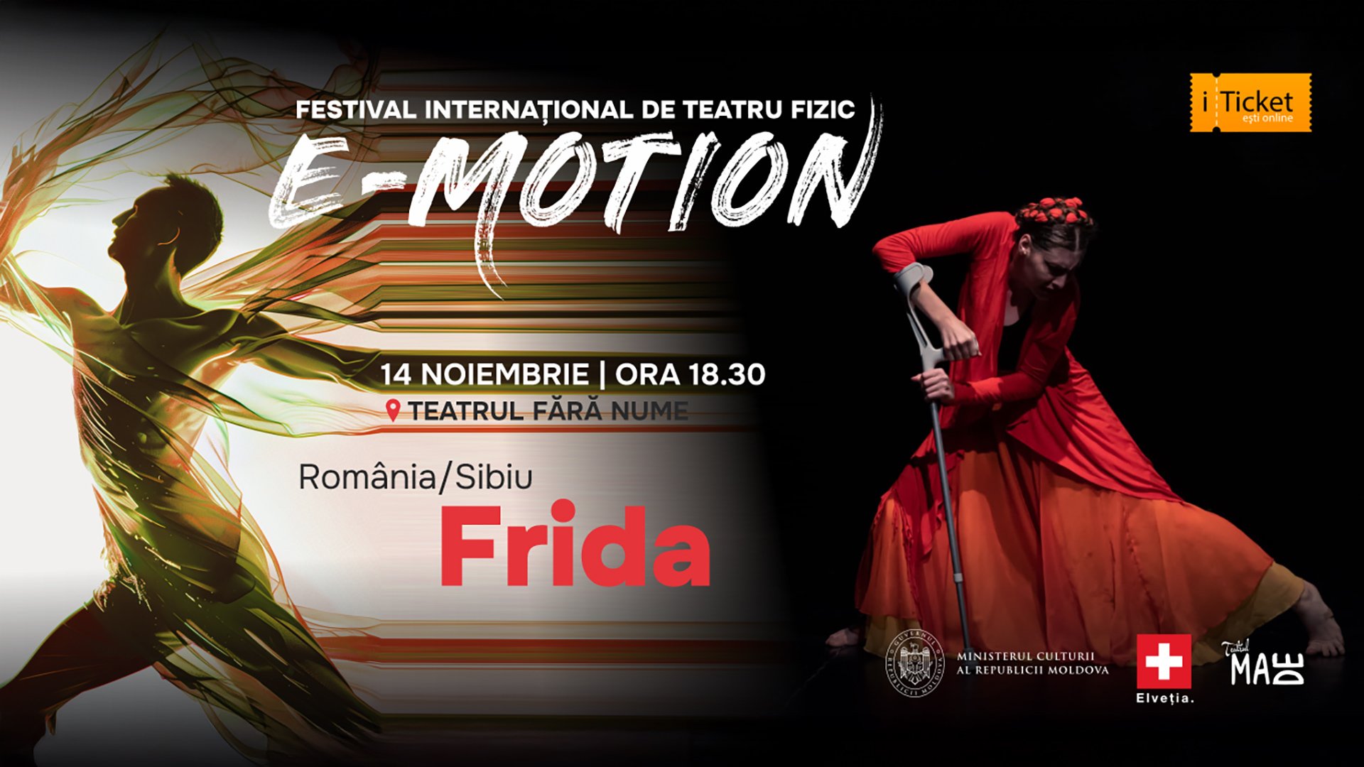  «Фрида» —  хореографический спектакль.  Театр танца ro/Sibiu