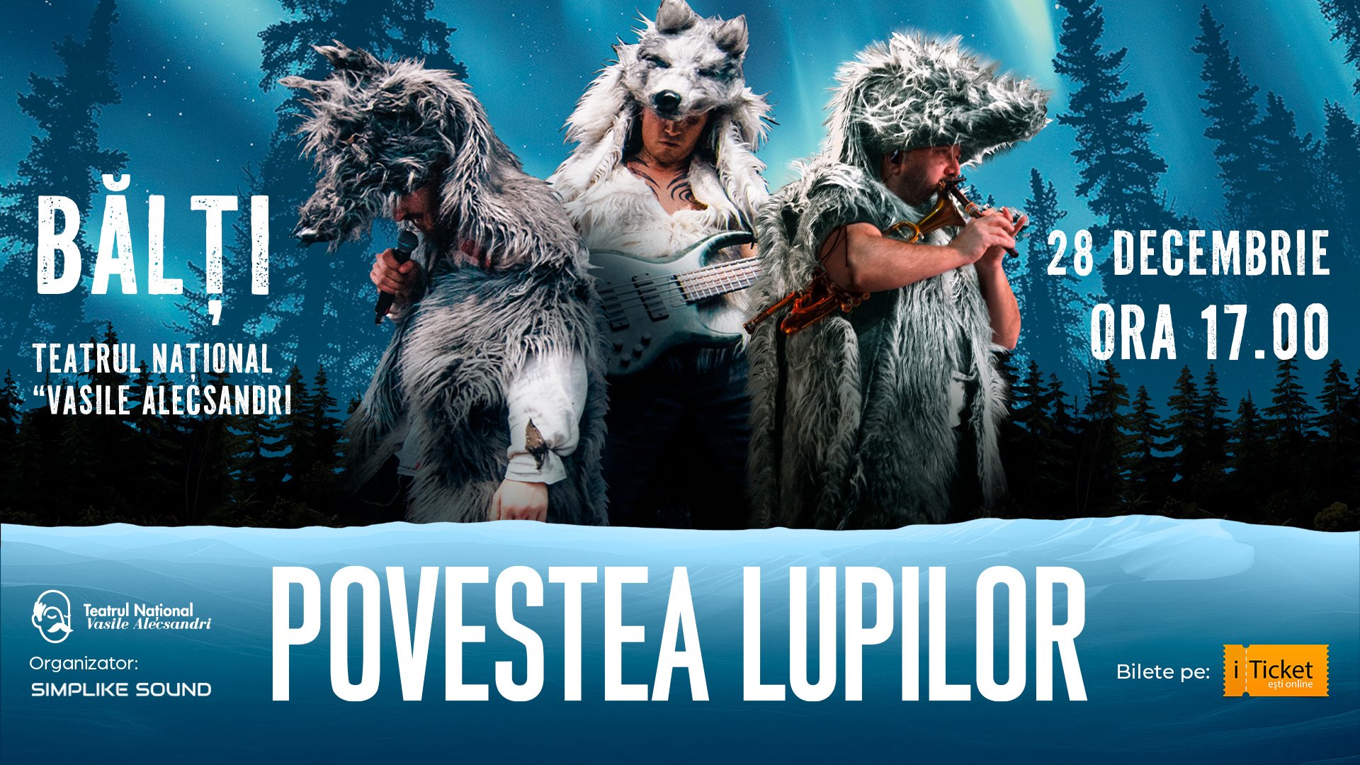 LUPII lui Calancea vin la BĂLȚI cu „Povestea Lupilor”