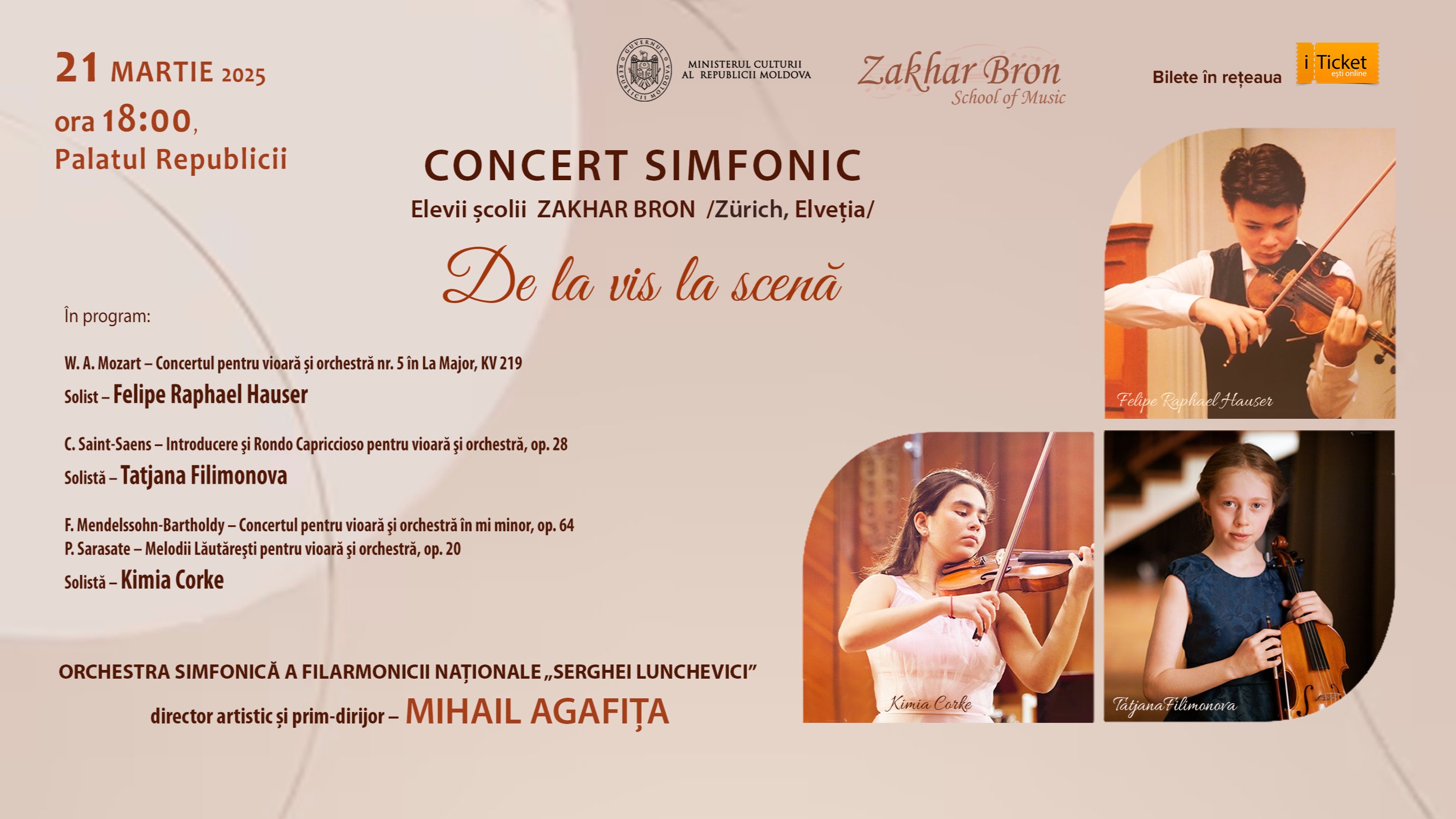 CONCERT SIMFONIC- DE LA VIS LA SCENĂ