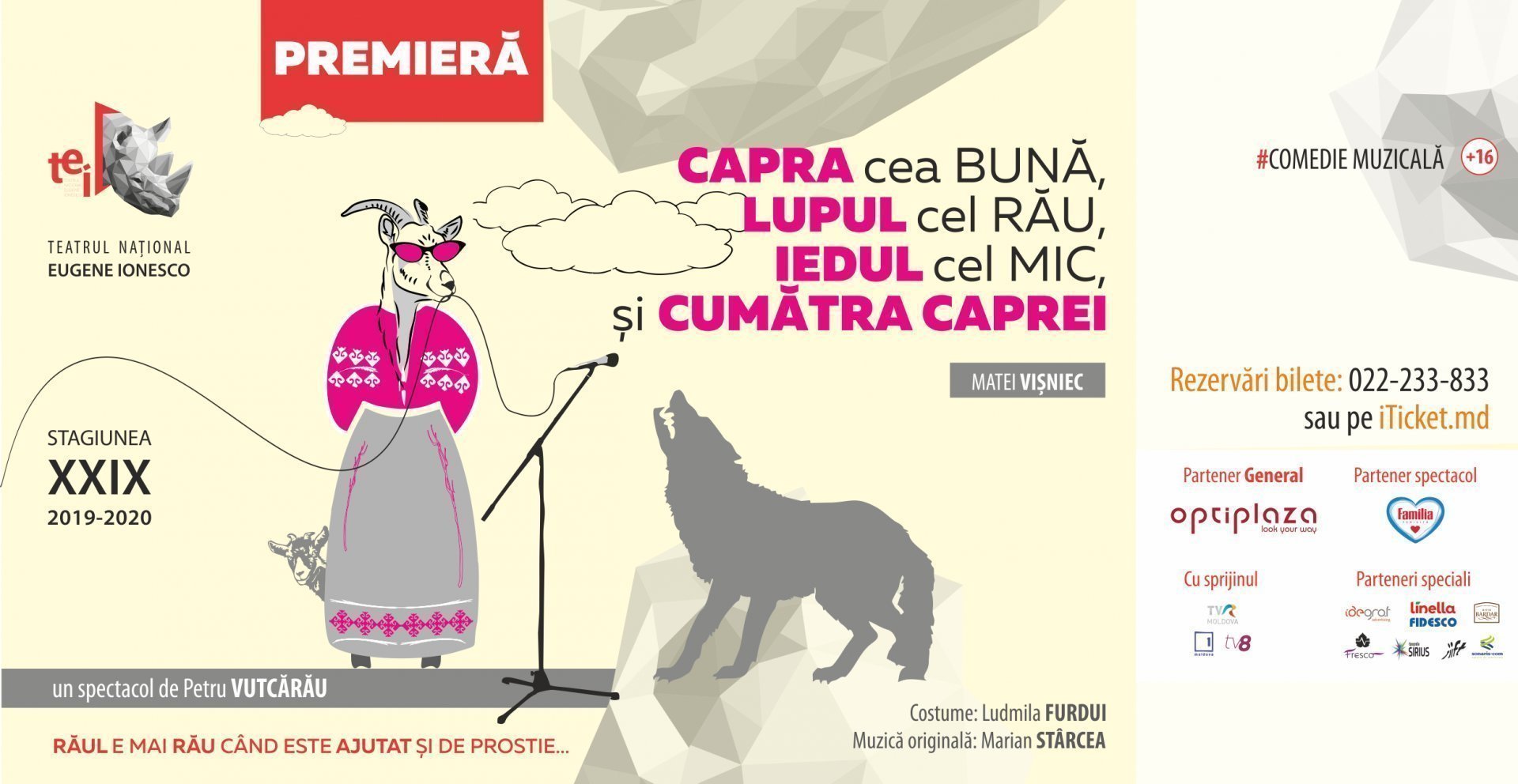 CAPRA CEA BUNA, LUPUL CEL RAU, IEDUL CEL MIC SI CUMATRA CAPREI noiembrie 2019
