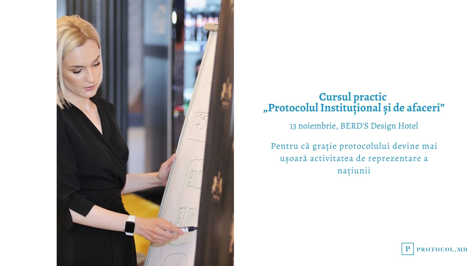 Curs practic „Protocolul Instituțional și de afaceri” Noiembrie 2021