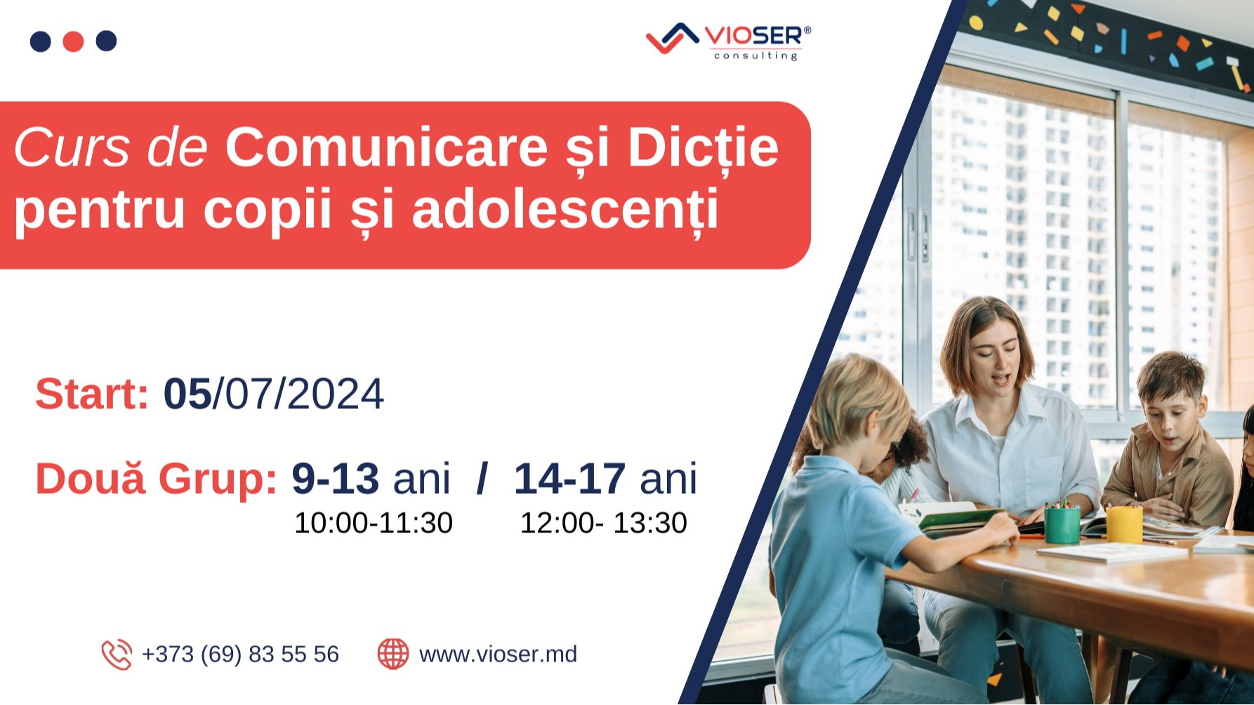 Curs de comunicare si dictie pentru copii si adolescenti 