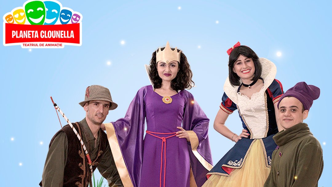 Alba ca Zăpada - Spectacol Interactiv de Animatie pentru copii | APRILIE 2023 | 11-00 | +4