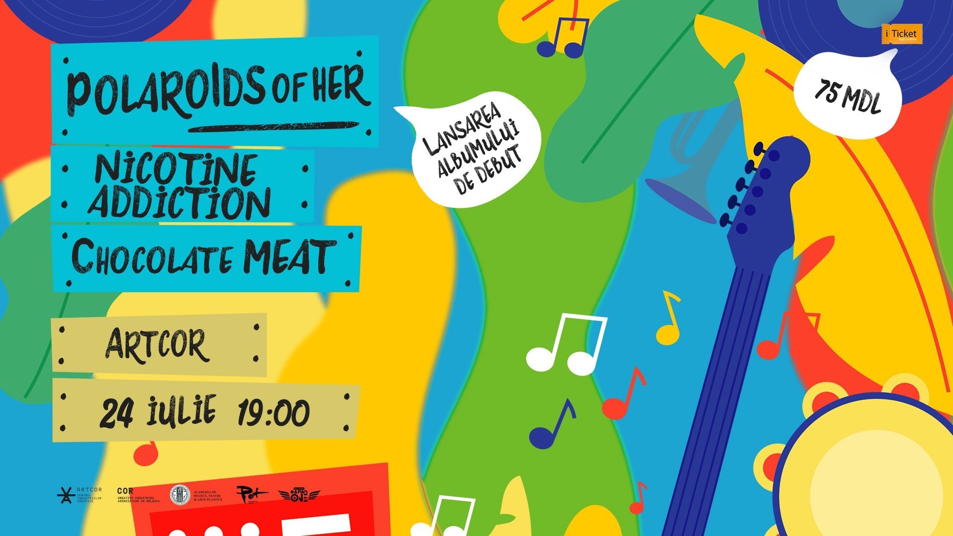 Polaroids of Her | Nicotine Addiction | Chocolate Meat | Artcor, 24 Iulie