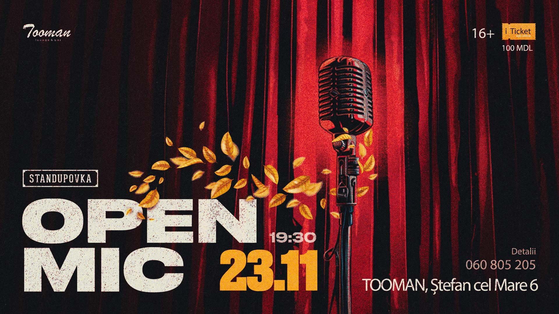 OPEN MIC-ul 23 Noiembrie 