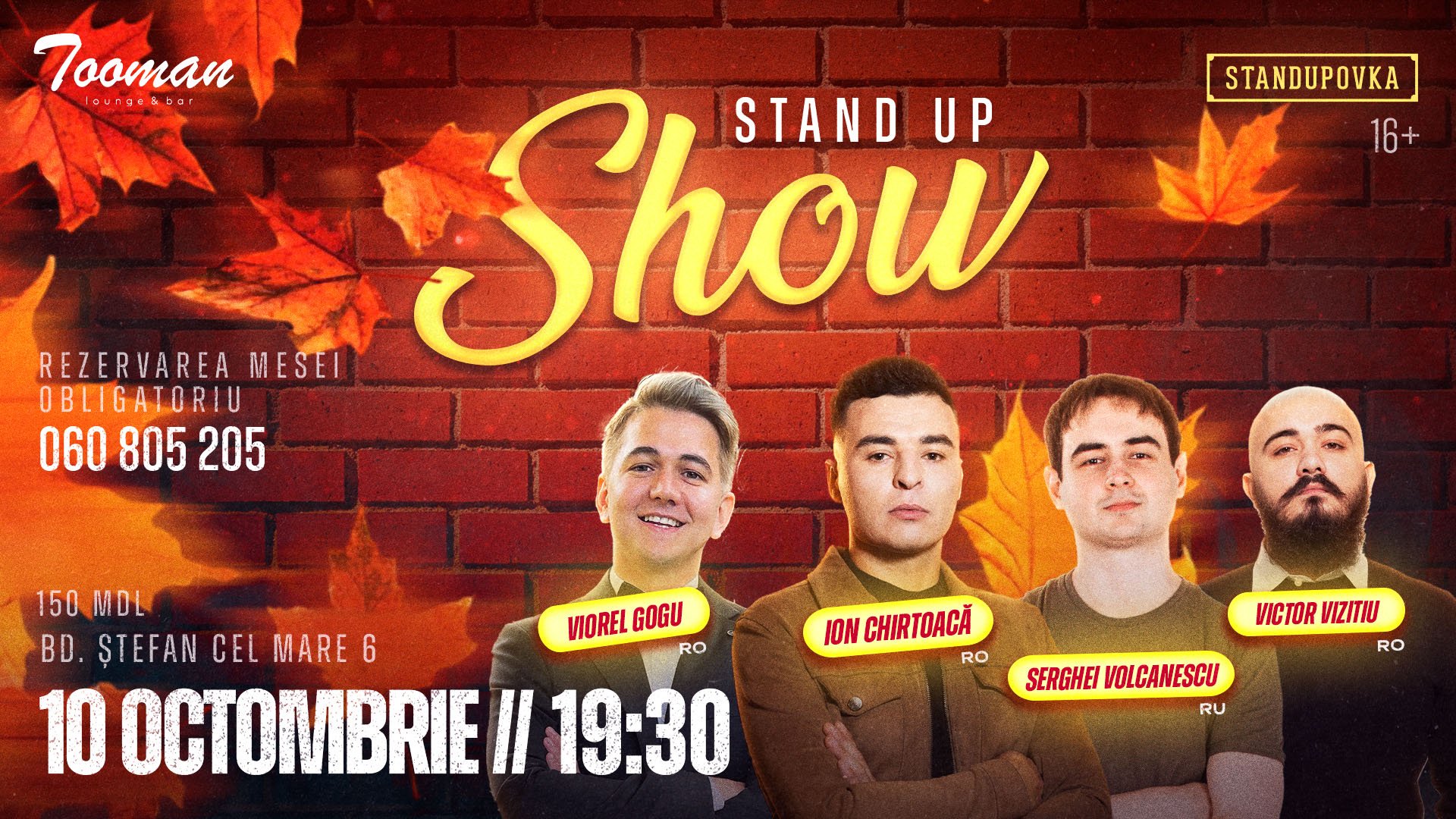 Stand UP Show 10 Octombrie