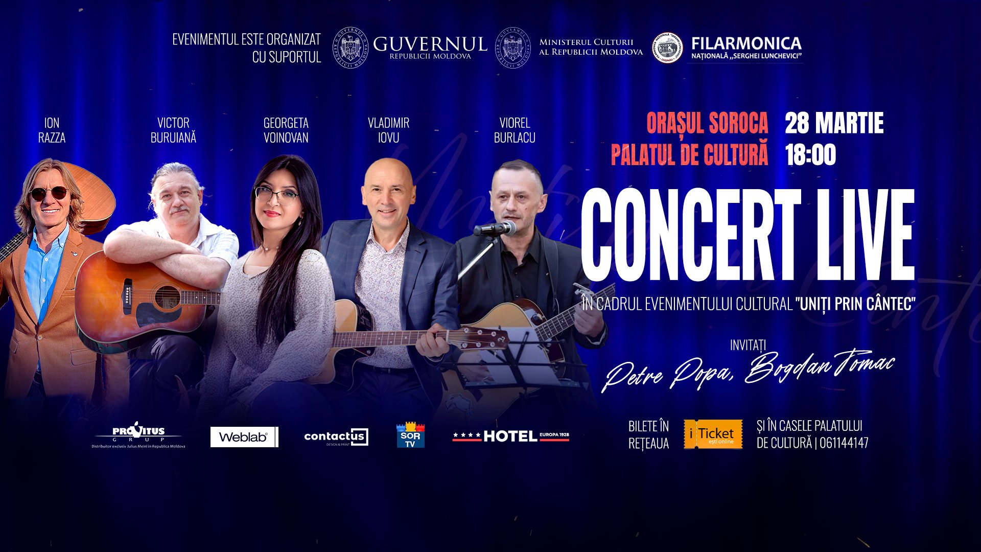 Concert LIVE la Soroca | „Uniți prin cântec”