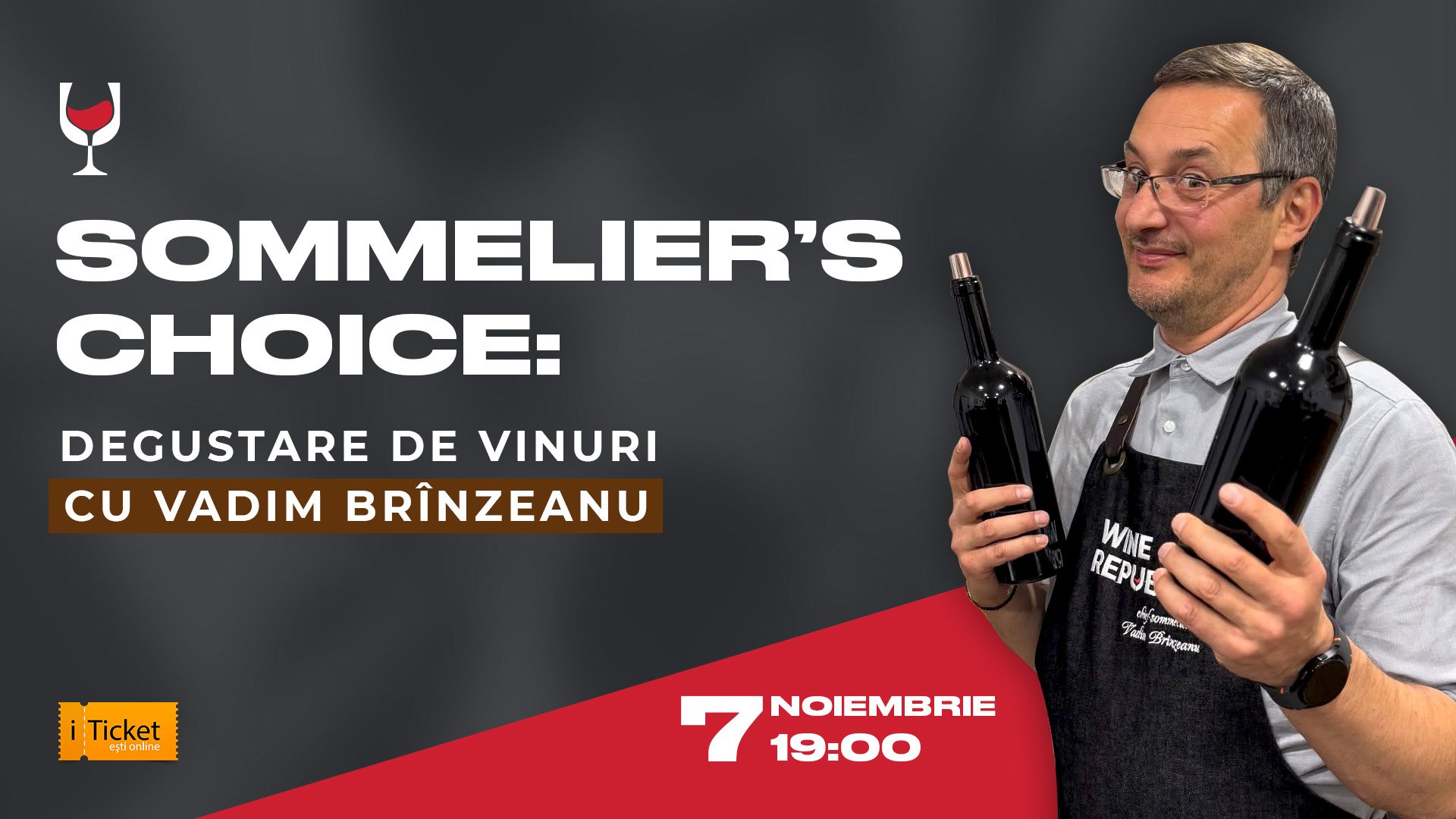Sommelier’s Choice – Wine Tasting with Vadim Brînzeanu