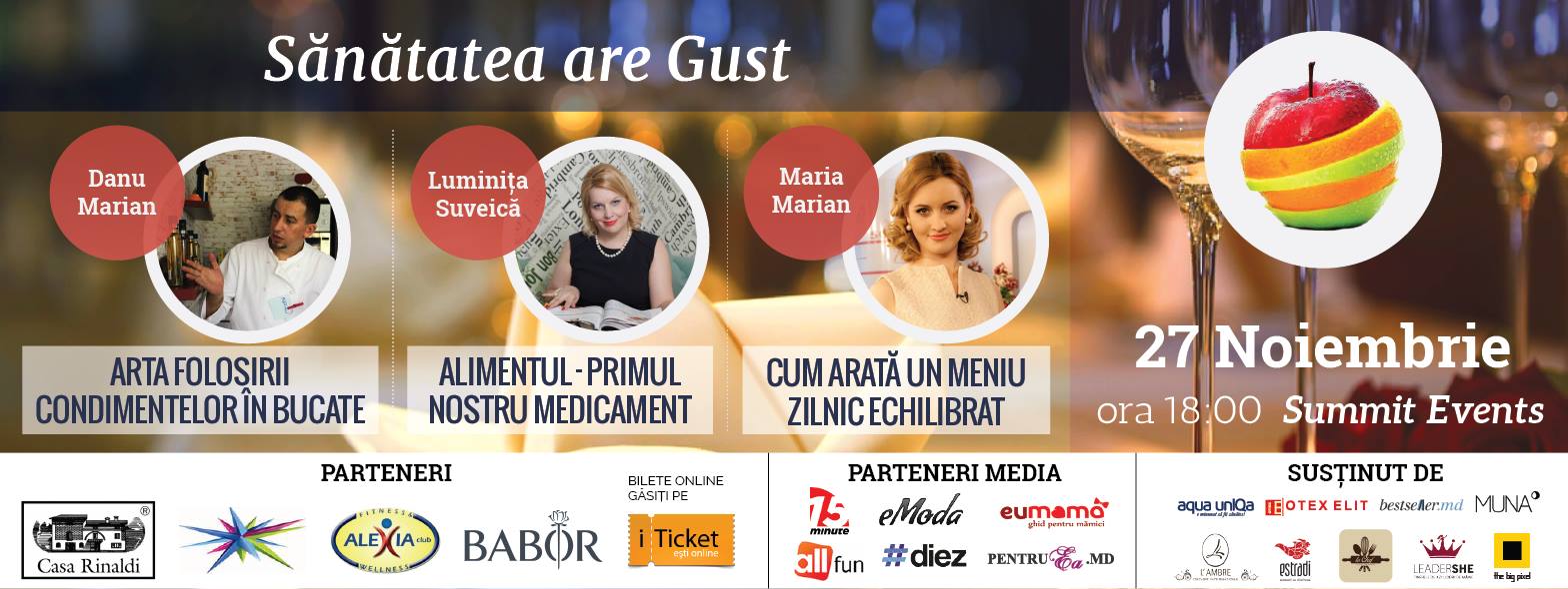 Sanatatea are Gust cu Maria Marian, Luminita Suveica si Danu Marian