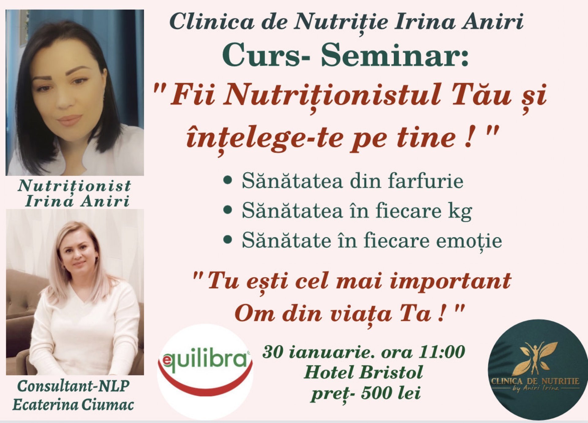 Fii nutriționistul tau și înțelege-te pe Tine 