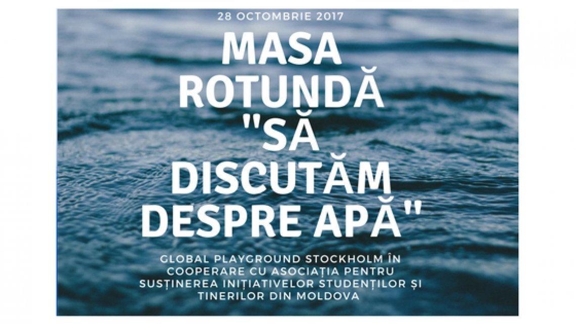 Masa rotunda - Sa discutam despre apa