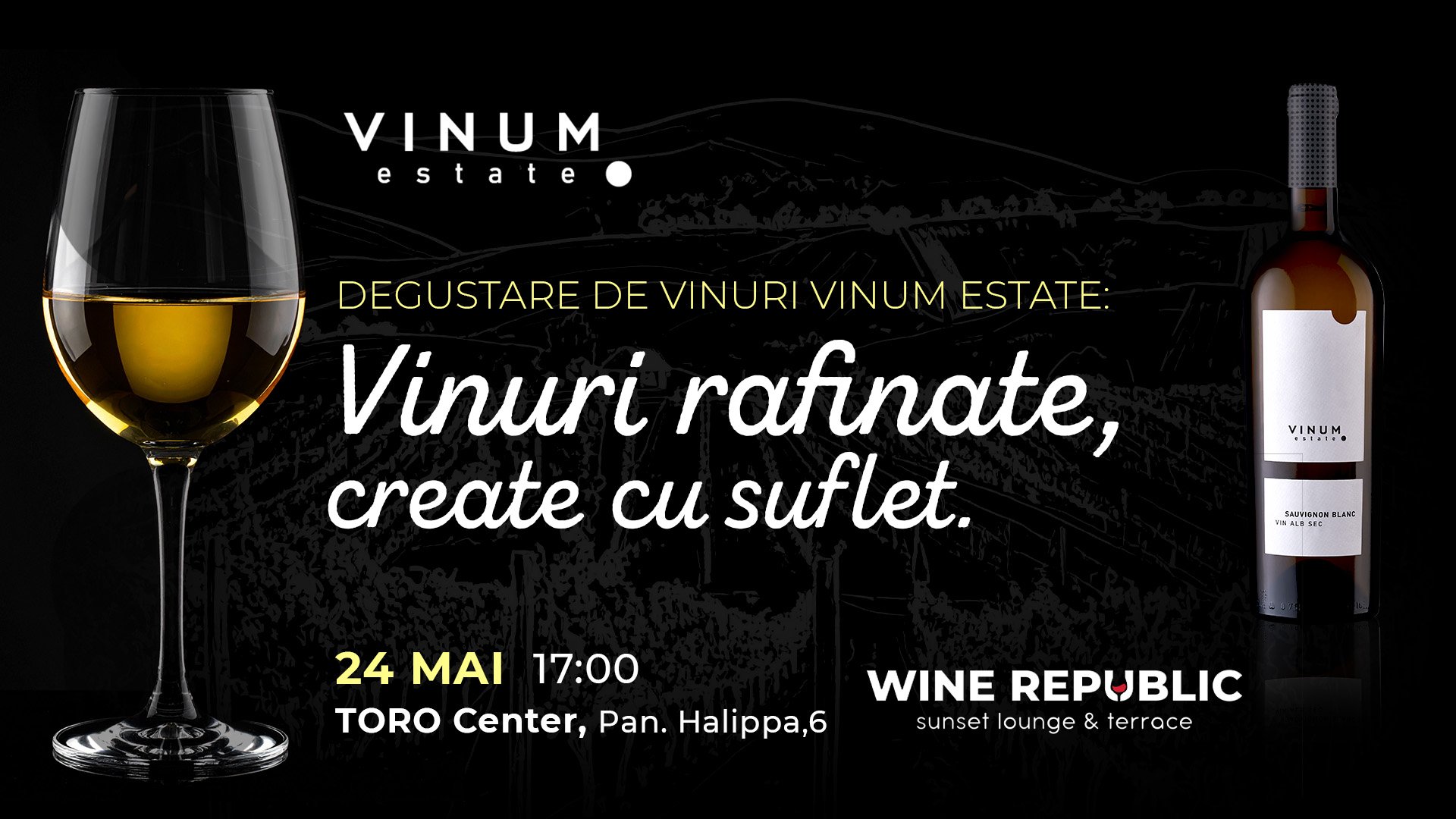VINUM estate Wine Tasting: Refined Wines, Crafted with Heart