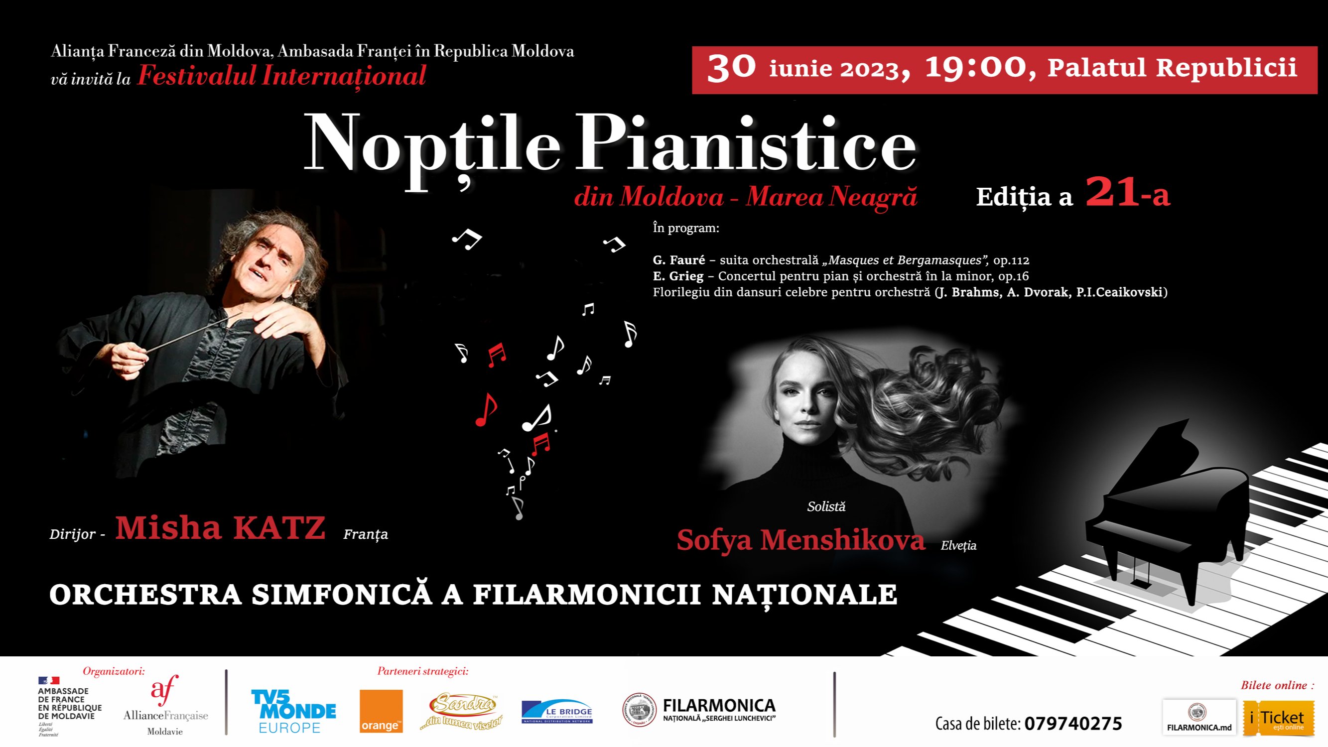 Concert Simfonic, Nopțile Pianistice, ediția a 21-a